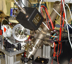 Ion trap quantum computer experiment in
  Innsbruck (photo by Markus Nolf)